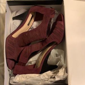 Garnell Dark Plum Heels